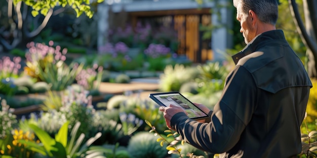 Modern technology in garden planning